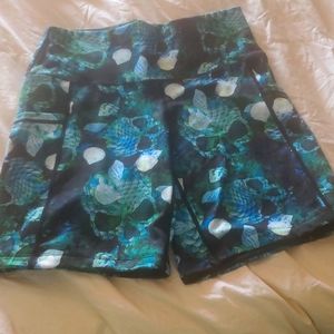 CVG mermaid skull shorts
